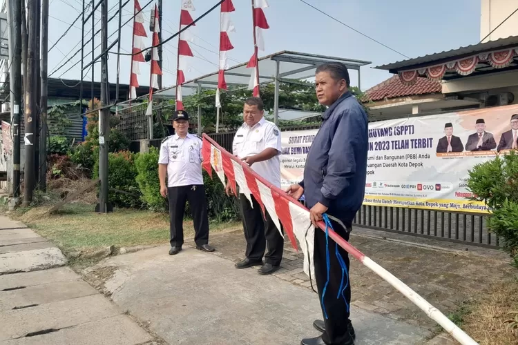 Sambut Hut Ri Ke Ribuan Bendera Merah Putih Hiasi Bojongsari