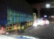 Tabrakan Beruntun di Tol, Satu Orang Polisi Tewas