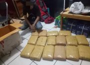 Tangkapan Jumbo, Remaja di Pancoran Mas Simpan Puluhan Kilogram Ganja