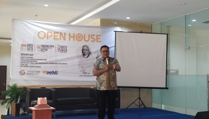 Hadiri Open House Zamzam Syifa Boarding School, Wawali Depok : Saya Kagum