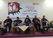 Tingkatkan Sinergitas, Bawaslu Depok Gelar Media Gathering