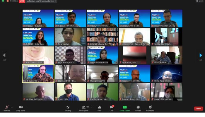 OmniSci-Gunadarma bahas Big Data Berkaitan dengan Covid19