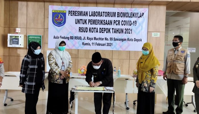 Laboratorium Biomolekular di RSUD Diresmikan Walikota Depok