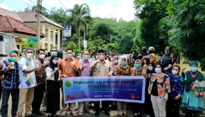 Wujudkan WBK/WBBM, PN Depok Gelar Public Campaign