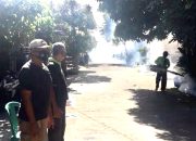 Antisipasi DBD, RW 10 Kelurahan Serua Depok Lakukan Fogging