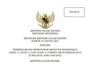 Ini Daftar Wilayah yang Berlakukan PPKM Level 4, 3, dan 2 di Jawa – Bali