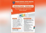 Catat! Dinsos Depok Buka Rekrutmen Koordinator KDS di 63 Kelurahan