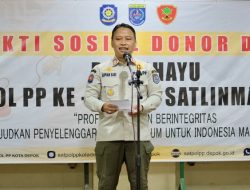 Hadiri Bakti Sosial Satpol PP, Ini Pesan Sekda Depok