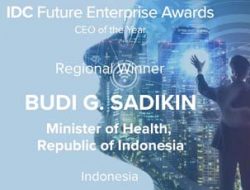 Menkes Raih Penghargaan CEO Of The Year di IDC Future Enterprise Awards 2022