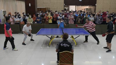 Peringati Sumpah Pemuda, Setkab Gelar Turnamen Tenis Meja