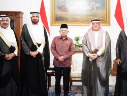 Wapres Terima Kunjungan Menteri Urusan Haji dan Umrah Saudi