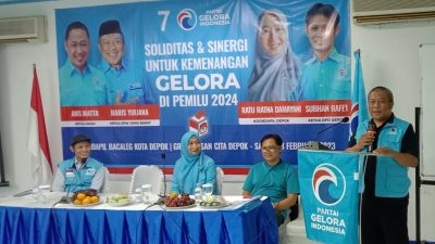 Gelora Depok Gelar Rakordapil Pengurus dan Bacaleg, Optimis Tatap Pemilu 2024