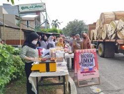 Tingkatkan Ekonomi Warga, Pelaku UMKM di Mekarjaya Gelar Bazar Ramadan