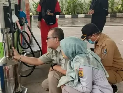 Pemkot Depok Sidak Takaran Alat Ukur SPBU Jelang Lebaran