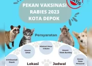 Catat Tanggalnya! DKP3 Akan Gelar Vaksinasi Rabies Gratis