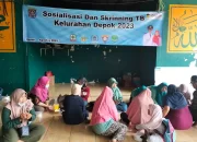 Cegah TB, Warga Kelurahan Depok Jalani Skrining Kesehatan