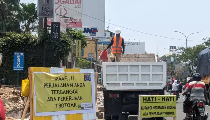 Terkait Penataan Trotoar di Margonda Raya, Ini Kata DPUPR