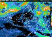 Waspada! Wilayah ini Masih Berpotensi Diguyur Hujan Sedang Hingga Lebat Sepekan ke Depan