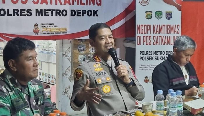 Kapolres Depok Ajak Warga Hidupkan Kembali Siskamling