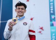 Veddriq Leonardo Sumbang Medali Emas untuk Indonesia di Olimpiade Paris 2024