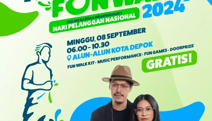 Gratis! PT Tirta Asasta Depok Akan Gelar Tirta Asasta Fun Walk 2024