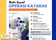 Catat Jadwalnya! RSUD KiSA Bakal Gelar Operasi Katarak Gratis