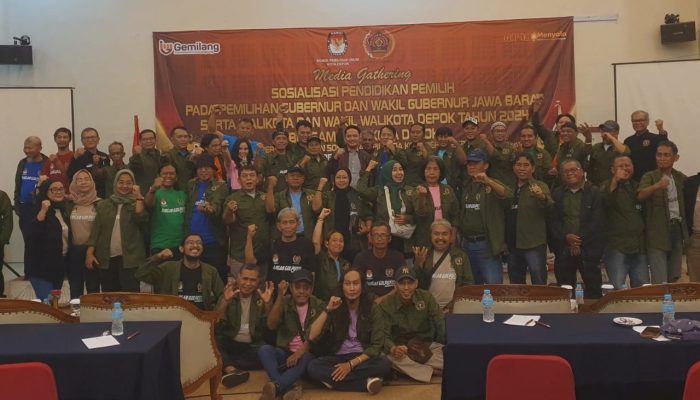 KPU dan PWI Depok Kolaborasi Sosialisasi Pendidikan Pemilih Pilgub Jabar dan Pilwalkot 2024